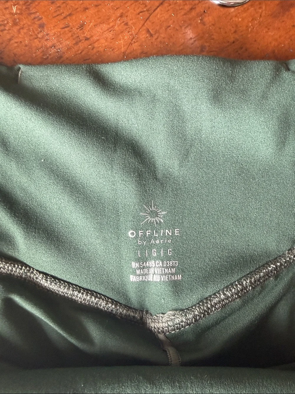 Women's Dark Green Tropical-Print Athletic Shorts